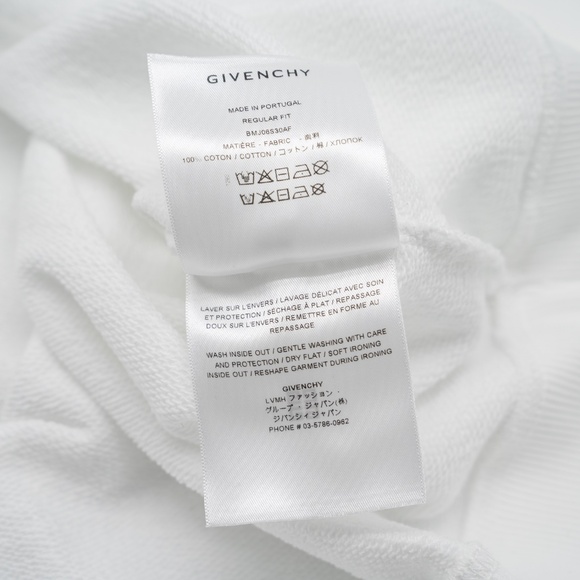 size XXL Givenchy Metallic Logo White Sweatshirt - Picture 7 of 7